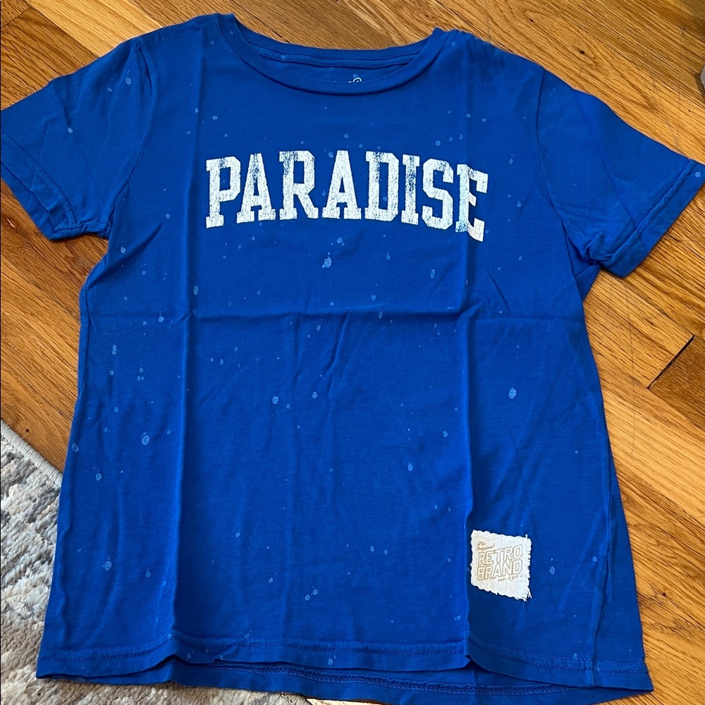 Original Retro Brand Kids Blue Paradise Tee
